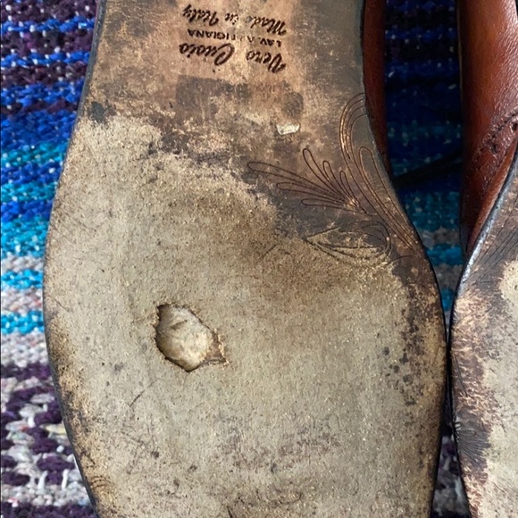 Mens MAX Tan Leather Wing-Tip shoe - Picture 4 of 6